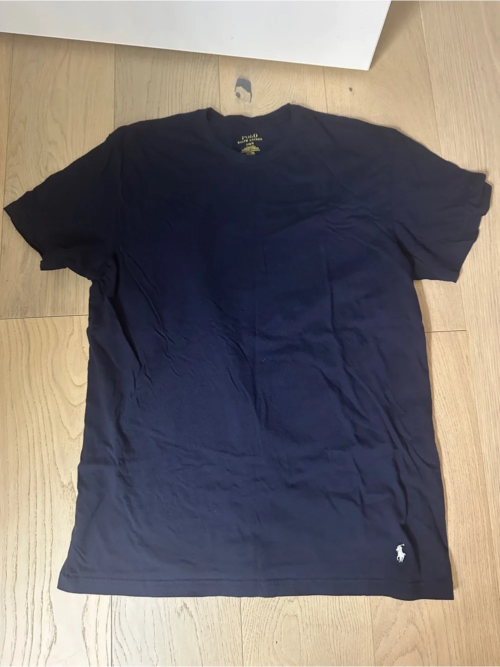 4 pack Polo Ralph Lauren Crew Neck T-Shirt Bundle - Black, Navy, White, Gray